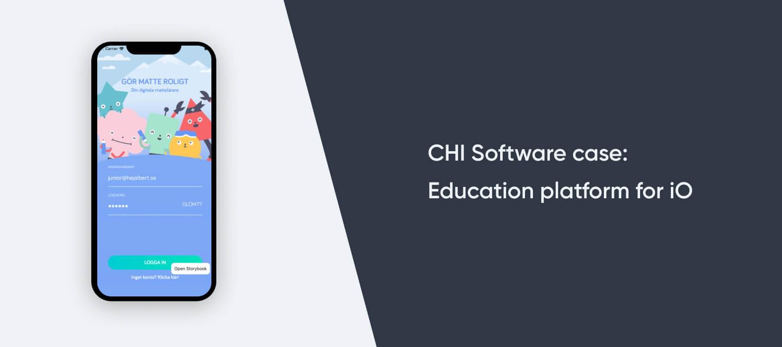 CHI Software case: Educational solution for junior school