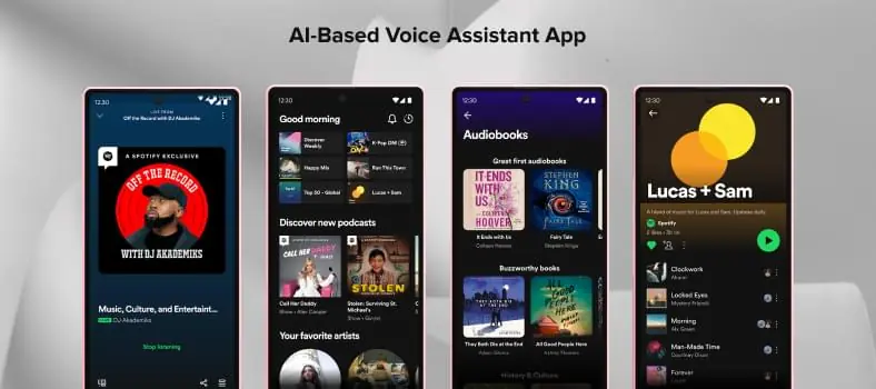Voice Assistant app powered by AI