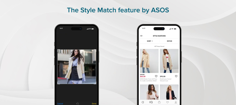 The Style Match feature by ASOS