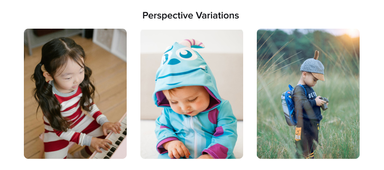 Perspective variations in image recognition