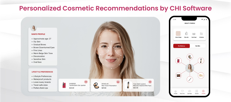 Personalized cosmetic recommendations by CHI Software
