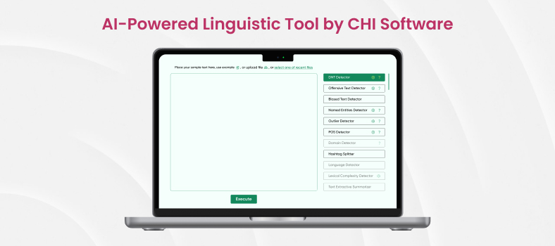 AI tool for linguistics by CHI Software