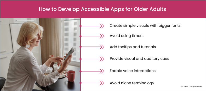 How to develop accessible apps for older adults