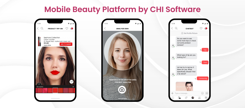 Mobile beauty platform by CHI Software