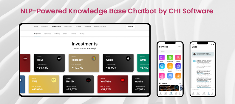 NLP-powered knowledge base chatbot for FinTech | CHI Software