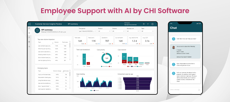 How CHI Software integrates conversational AI chatbots with corporate systems, such as ERP