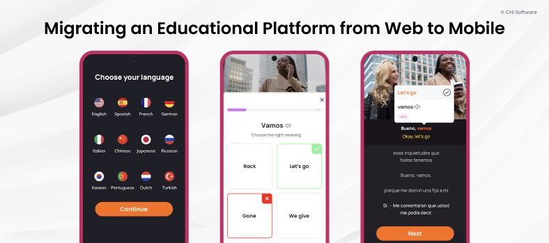 Entertaining and education learning platform by CHI Software