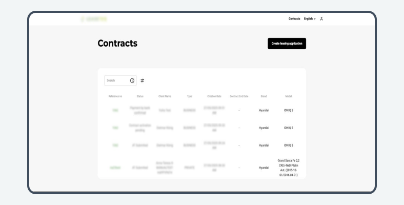 modernize vehicle leasing platform