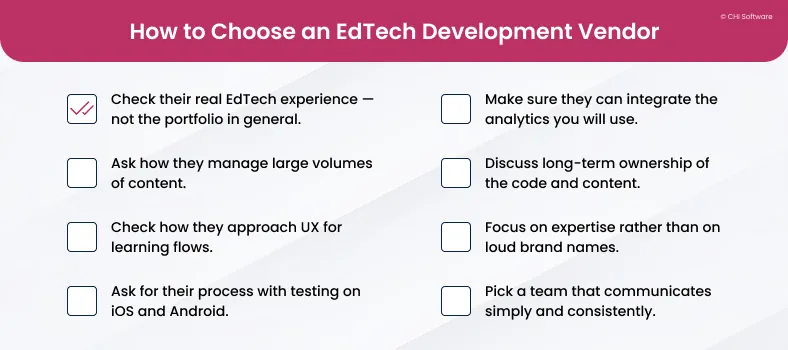 How to choose EdTech developers